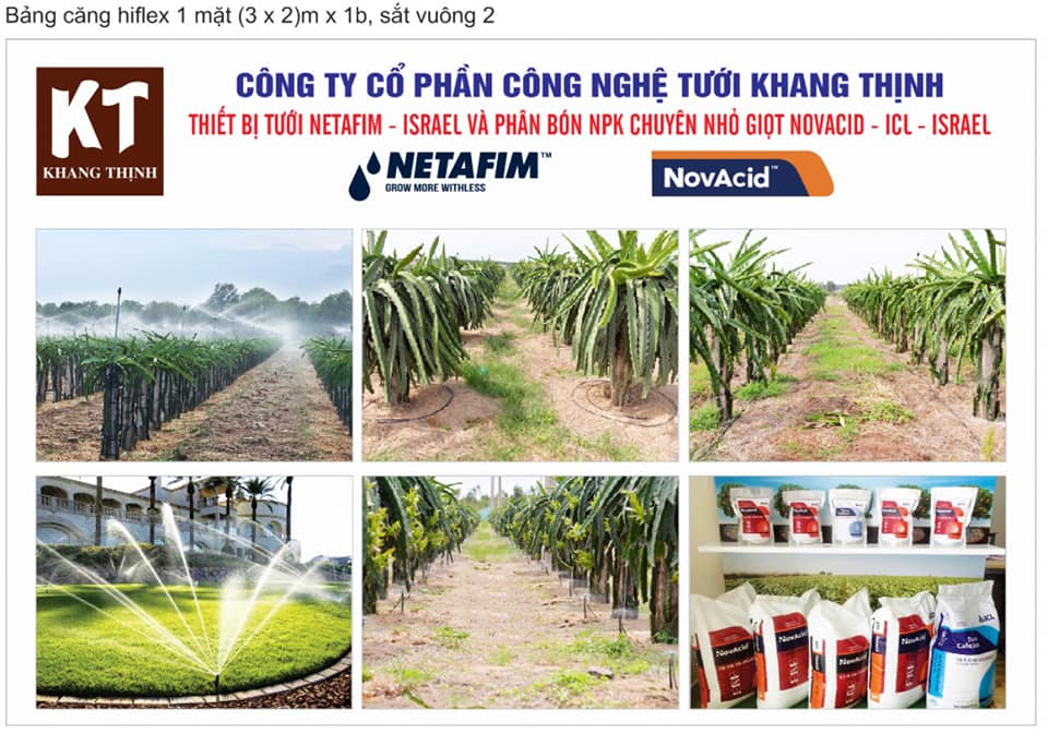 Cung cấp và thi công thêm hệ thống tưới nhỏ giọt gốc cho 2000 trụ thanh long tại Phan Thiết