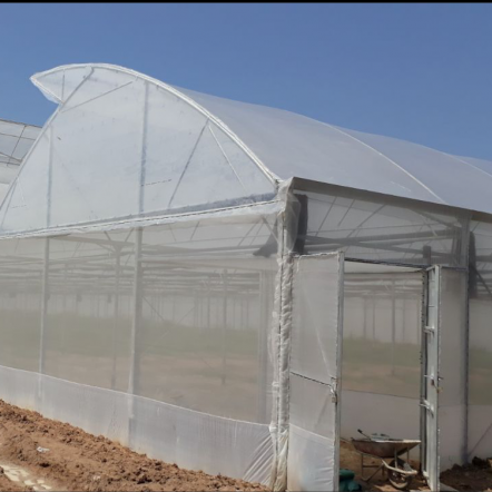 Nhà màng có hai cửa sổ mái cố định cao 1.7m và 1.2m