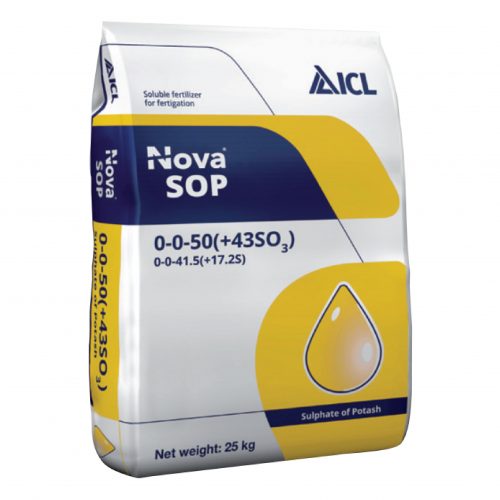 Phân bón Nova SOP 0-0-50+43SO3 (K2SO4) (25kg/bao) - ICL