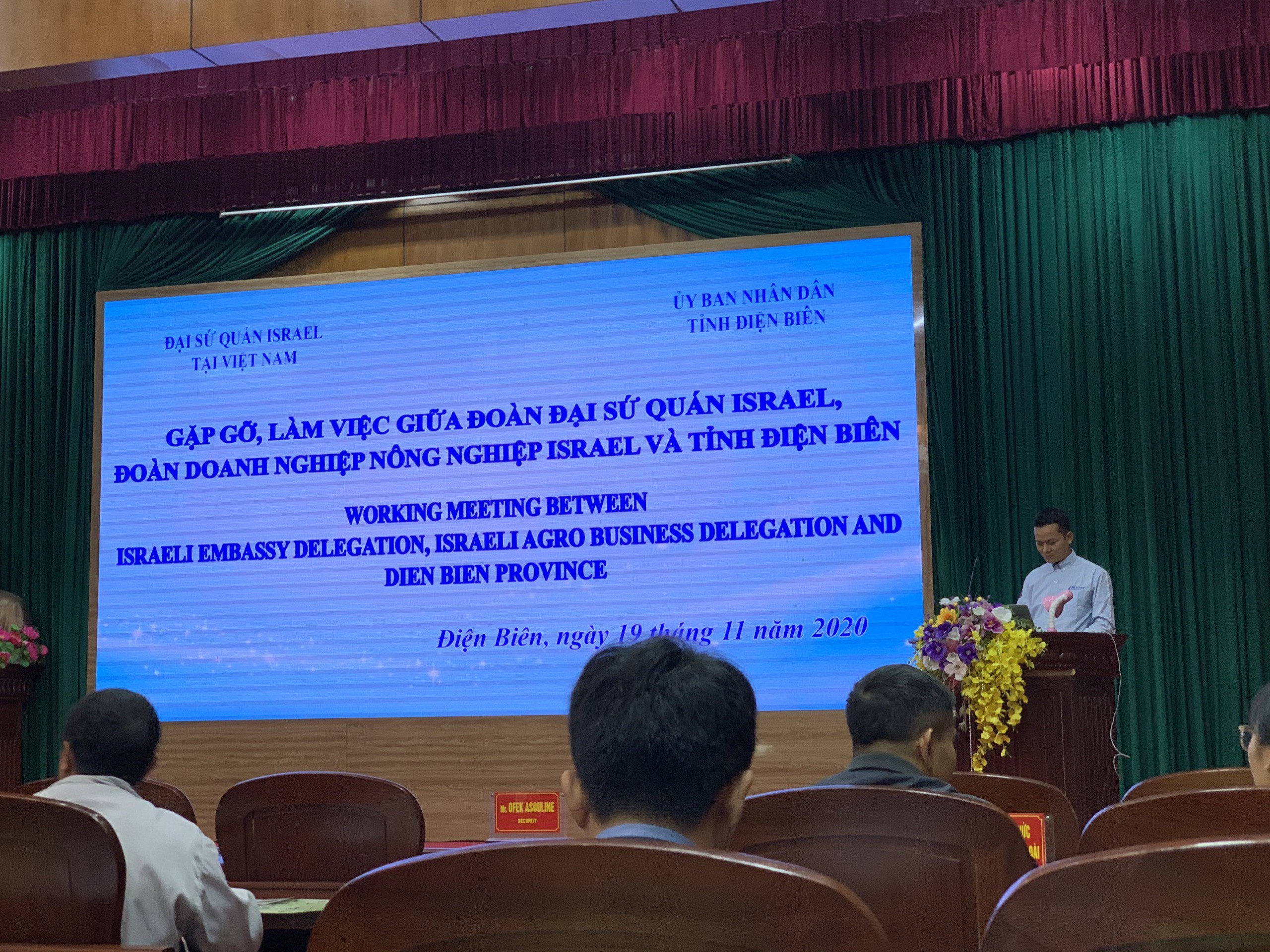 Công ty Khang Thịnh tham gia buổi gặp gỡ giữa Đoàn Đại Sứ Quán Israel và Tỉnh Điện Biên