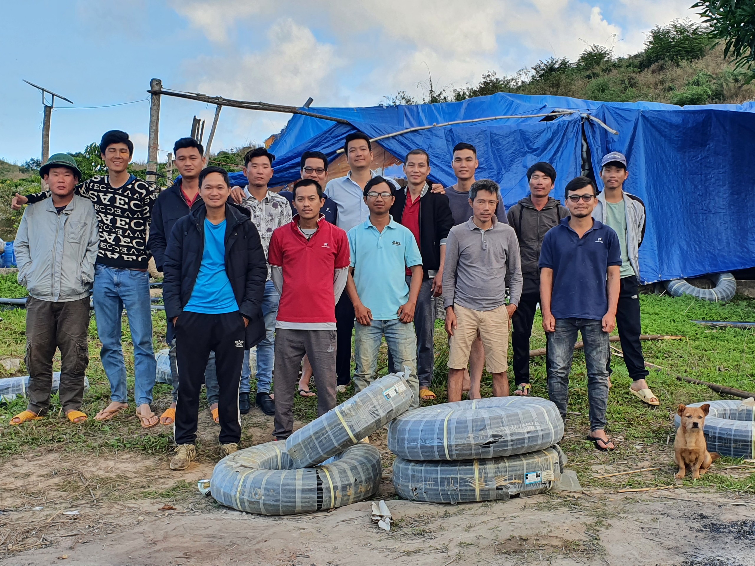 Hệ thống tưới nhỏ giọt cho 100ha Mít