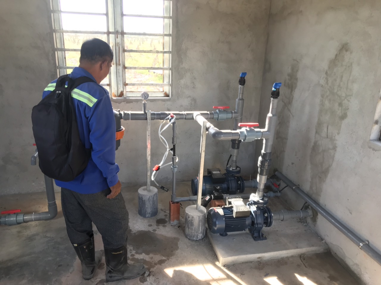 Tư vấn, thiết kế, thi công lắp đặt hệ thống tưới phun mưa bù áp.Tư vấn chuyển giao quy trình tưới nước và bón phân qua hệ thống tưới cho cây Dừa