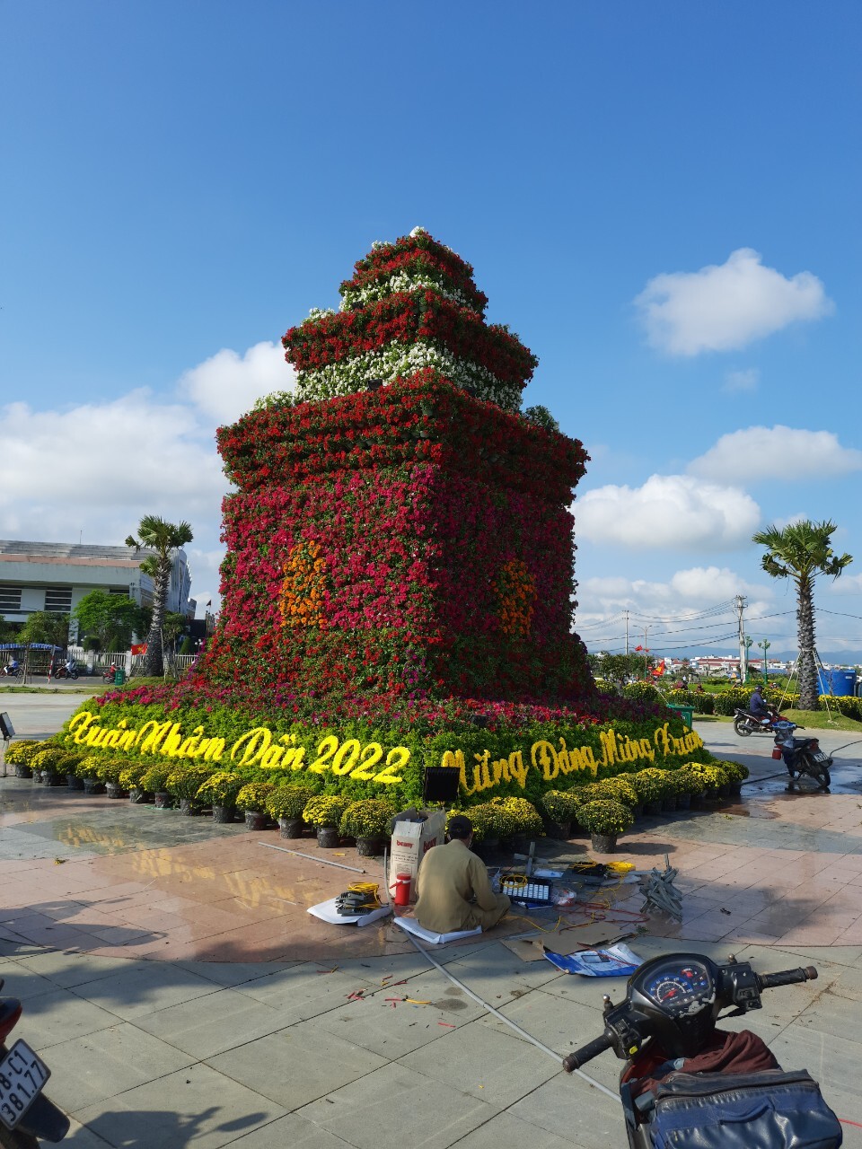 Hệ thống tưới cho Tháp Hoa - Phú Yên