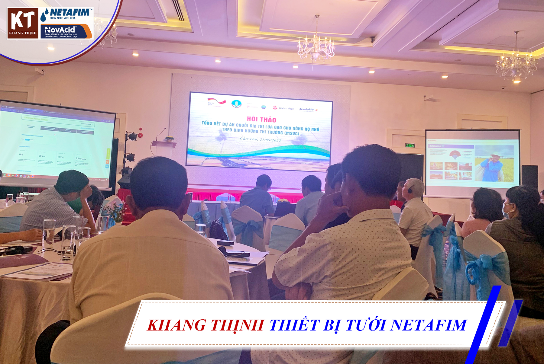 Khang Thịnh tham dự Hội thảo tổng kết dự án ” Chuỗi Giá Trị Lúa Gạo Cho Nông Hộ Nhỏ Theo Định Hướng Thị Trường (MSVC) “